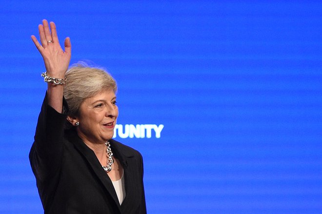 Britanska premierka Theresa May. FOTO: Oli SCARFF / AFP