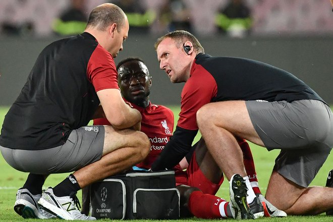 Naby Keita je moral na pregled v bolnišnico. FOTO: AFP