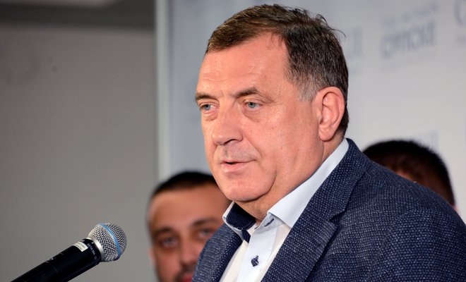 Milorad Dodik ne skriva teženj po odcepitvi srbske entitete od BiH. FOTO: Reuters