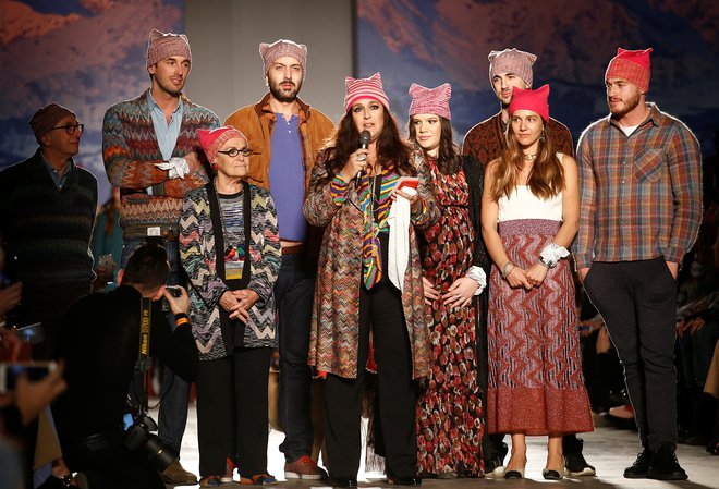 Družina Missoni še vedno obvladuje posel, ki ga je začela leta 1953. Foto Reuters