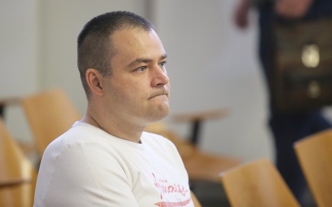 Kristjan Kamenik na sodišču leta 2015. FOTO: Igor Zaplatil, Delo