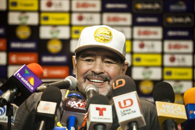 Diego Maradona je bil spet brez dlake na jeziku. FOTO: AFP