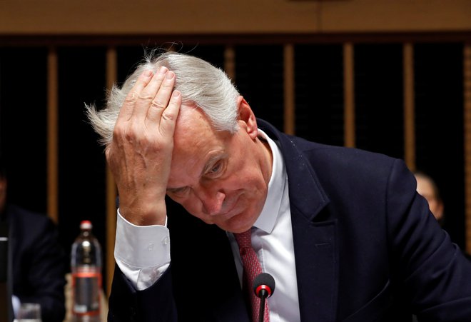 Glavni pogajalec EU za brexit Michel Barnier ocenjuje, da je za celovit sporazum z Združenim kraljestvom o potrebnega nekaj več časa. FOTO: Yves Herman/Reuters