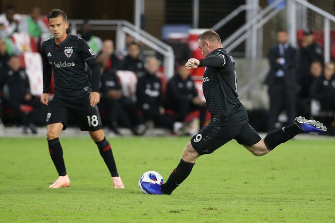 Wayne Rooney v najboljši različici. FOTO: Geoff Burke/Reuters