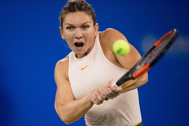 Simona Halep je zdravje postavila na prvo mesto. FOTO: Nicolas Asfouri/AFP