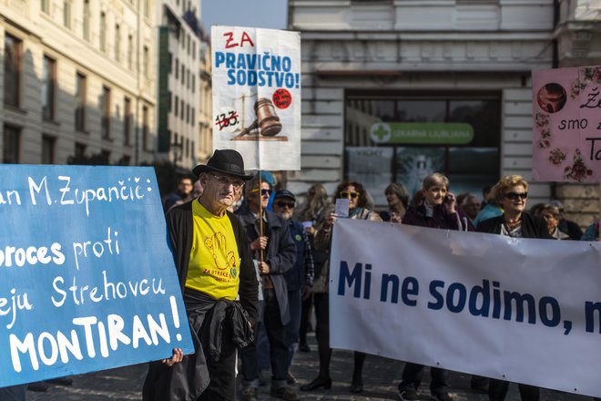 Zaineteresirane javnosti na procesu Strehovec nikoli ne manjka. FOTO: Voranc Vogel