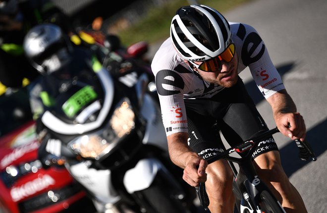 Marc Hirschi je izjemno bojevitost na letošnjem Touru okronal z zmago v 12. etapi. FOTO: Anne-Christine Poujoulat/AFP