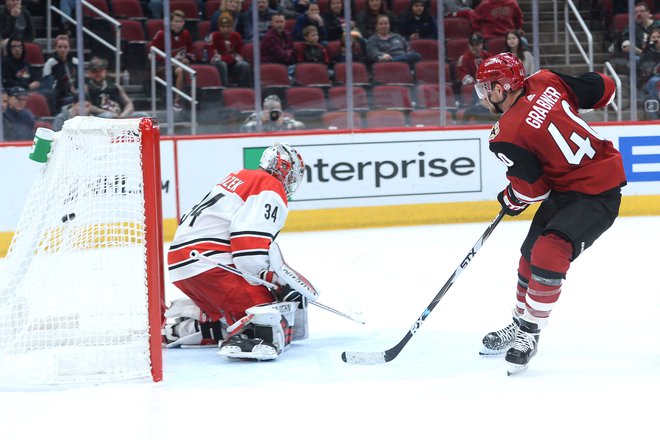 Mož odločitve v podaljšku je bil Avstrijec Michael Grabner. FOTO: Joe Camporeale/Reuters