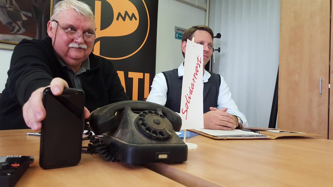 Tehnologija se je od 1953 bistveno spremenila, pravi Gorazd Marinček iz Solidarnosti. FOTO: Borut Tavčar/Delo