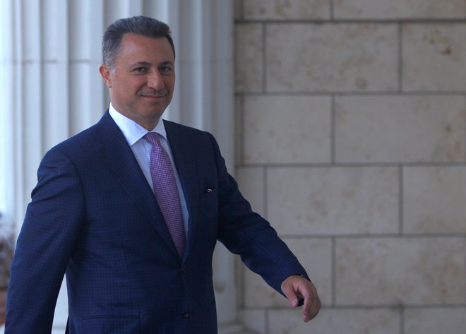 Nikola Gruevski se do prve pravnomočne obsodbe ni izogibal sodišču. FOTO: Ognen Teofilovski/Reuters