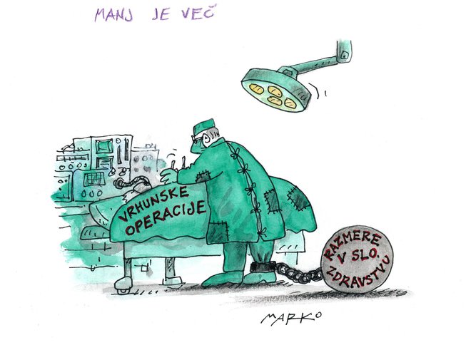 Karikatura: Marko Kočevar