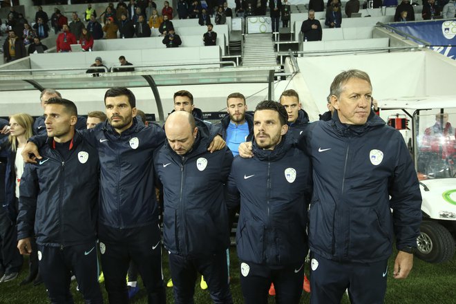 Igor Benedejčič (desno) bo vodil Slovenijo le še na tekmi v Sofiji. FOTO: Jože Suhadolnik