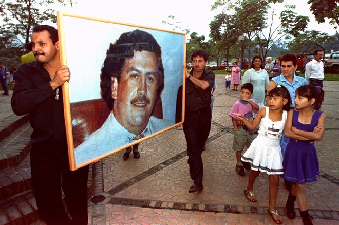 Pablo Escobar za marsikoga v Kolumbiji ostaja junak. FOTO: Reuters