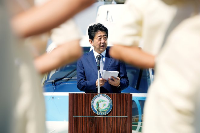 Japonski premier Šinzo Abe. FOTO: Reuters