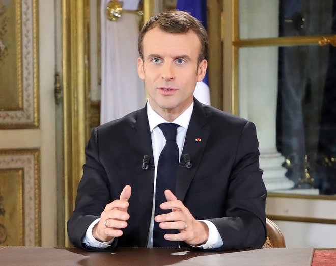 Francoski predsednik se doslej javno ni odzval na proteste. FOTO: Reuters
