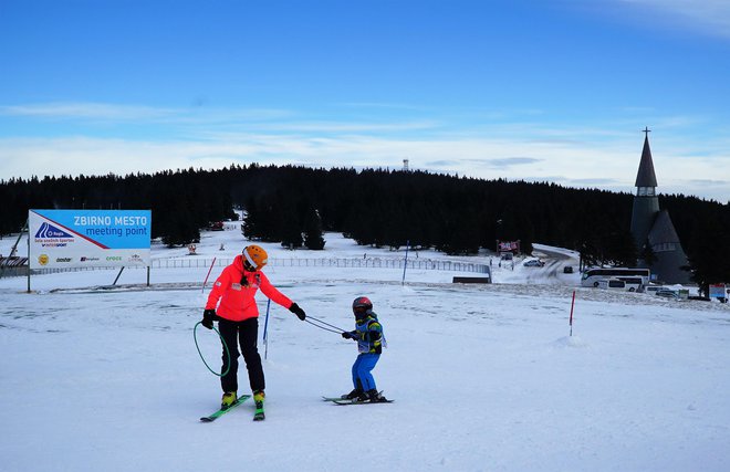 Planja, vrh Rogle, v torek. FOTO: Brane Piano