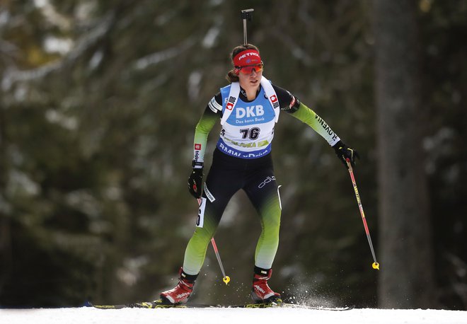 Urška Poje boljša kot danes v svetovnem pokalu še ni bila. FOTO: Matej Družnik/Delo