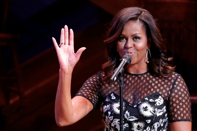 Nekdanja ameriška prva dama Michelle Obama je napisala uspešno avtobiografijo. Foto Reuters