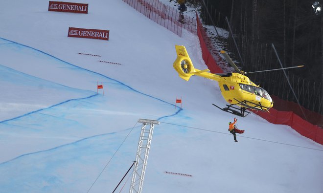 Klemen Kosi jo je na srečo odnesel brez poškodb, ki bi pustile dolgotrajne posledice. FOTO: AP