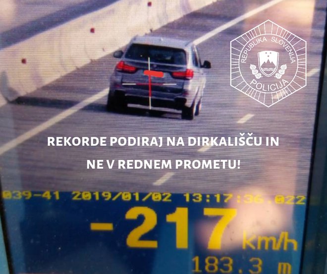 Primerov za preventivno opozorilo sproti prinaša življenje. Foto Facebook Pu Kranj