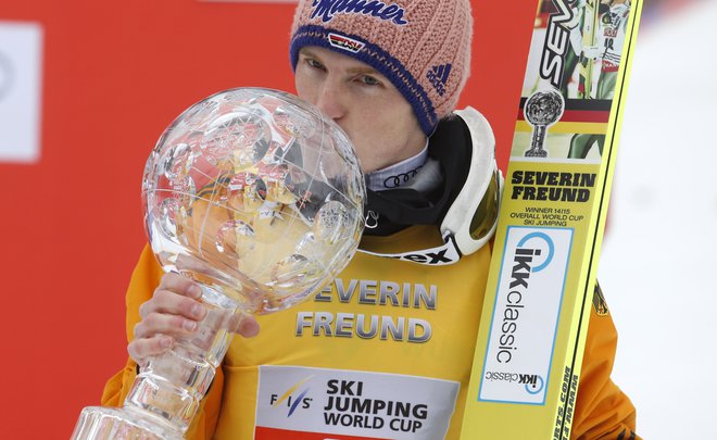 Severin Freund se je tako kot Peter Prevc po polovici turneje odpravil domov. FOTO: Matej Družnik/Delo