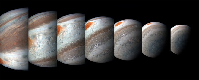 Jupiter. FOTO: NASA/JPL-Caltech/SwRI/MSSS/Gerald Eichstädt/Seán Doran&nbsp;
