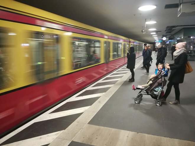 Berlin ima zelo dobro razvejeno mrežo javnega prevoza. FOTO: Mitja Felc