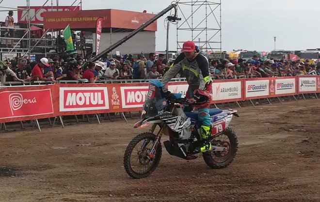 Simon Marčič je reli Dakar začel z 69. mestom. FOTO: Ekipa Simona Marčiča