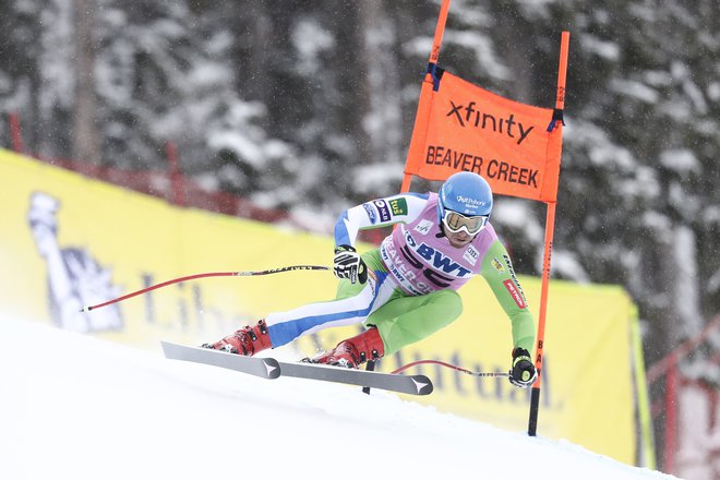 Klemen Kosi je bil v tej sezoni v Beaver Creeku že deveti. FOTO: Erich Schlegel/Reuters