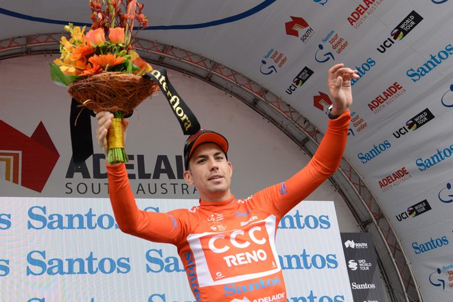 Patrik Bevin je na dobri poti do skupne zmage na dirki Tour Down Under. FOTO: AFP