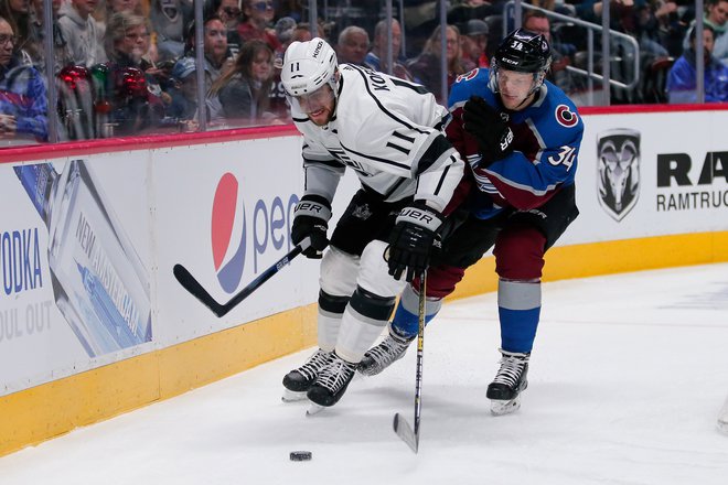 Anže Kopitar je podal pri edinem golu Kraljev. FOTO: Isaiah J. Downing/Reuters