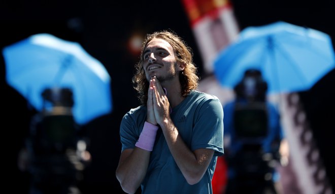 Stefanos Tsitsipas živi pravljico s srečnim koncem. FOTO: Reuters