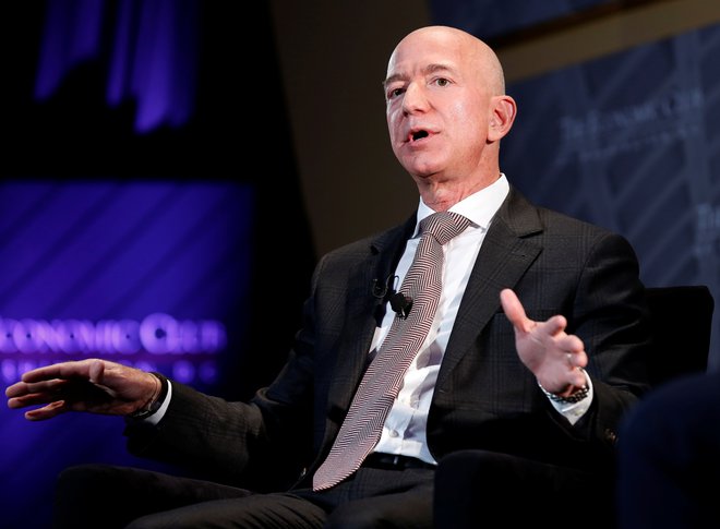 Ustanovitelj Amazona Jeff Bezos je svoje podjetje zagnal v garaži v Seattlu. FOTO: Joshua Roberts/Reuters