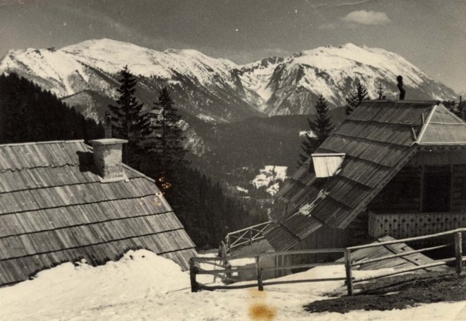 Stol z Rožce med obema vojnama FOTO: Fototeka Gornjesavskega Muzeja Jesenice