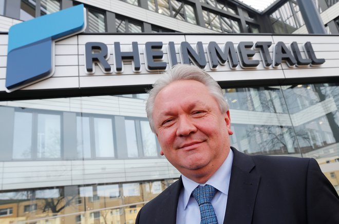 Armin Papperger, glavni izvršni direktor družbe Rheinmetall Foto Reuters