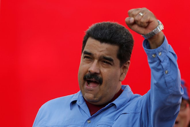&raquo;Venezuela ni vezana na Evropo. To je predrznost,&laquo; je dodal Maduro. FOTO: Carlos Garcia Rawlins/Reuters