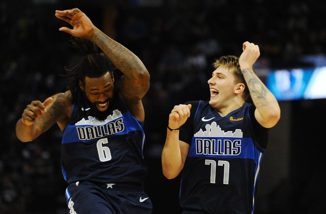 Luka Dončić in DeAndre Jordan še nista prinesla Dallasu želenih rezultatov. FOTO: USA Today