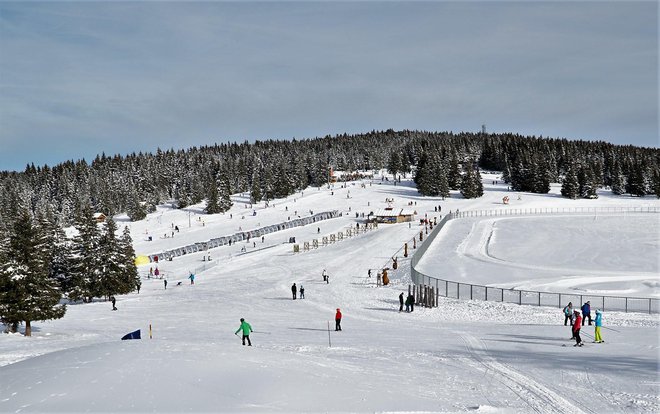 Otroški snežni park Uniorček. FOTO: Brane Piano