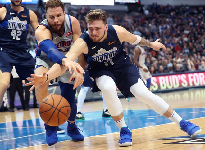 Bo Luka Dončić nasledil Blaka Griffina (levo), zadnjega novinca na tekmi All-Star NBA? FOTO: USA Today