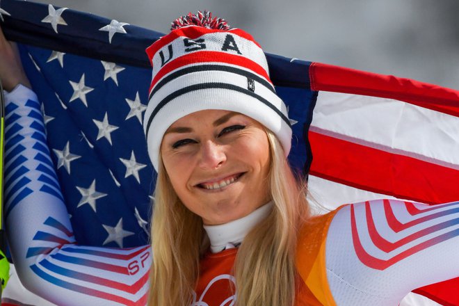 Lindsey Vonn se ne gre več. FOTO: Vincent Amalvy/AFP