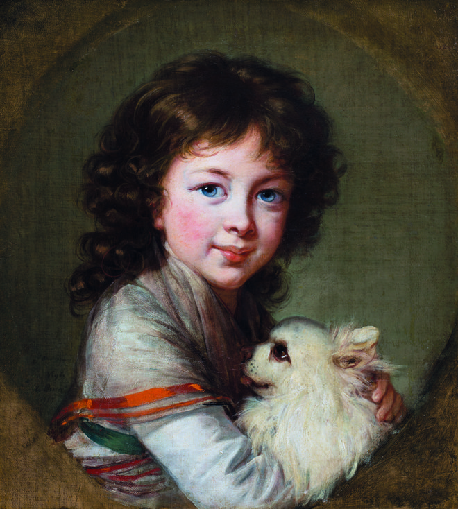 Élisabeth-Louise Vigée Le Brun: Portret Elisabethe Isabelle Mniszech, 1797. FOTO: © Narodna galerija, Ljubljana