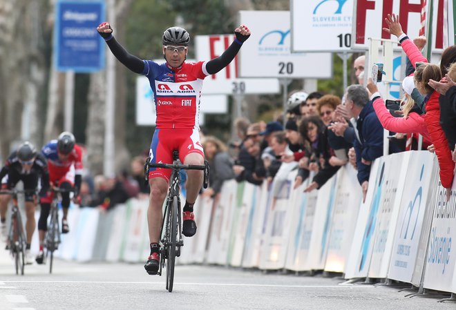 Jure Golčer je vknjižil edino slovensko zmago v Izoli. FOTO: Igor Zaplatil/Delo