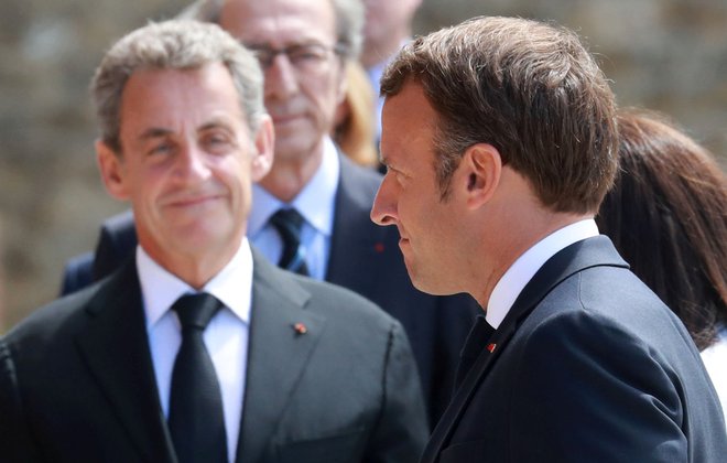 Sarkozyjeva močna senca na macronizmu ni samo prazen mit o vplivu iz ozadja. Foto Ludovic Marin/Reuters