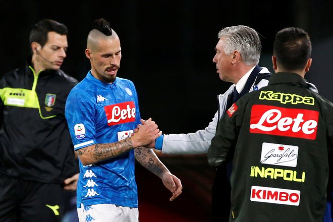 Marek Hamšik je v sboto igral zadnjih 74 minut za Napoli in v italijanskem prvenstvu. FOTO: Reuters