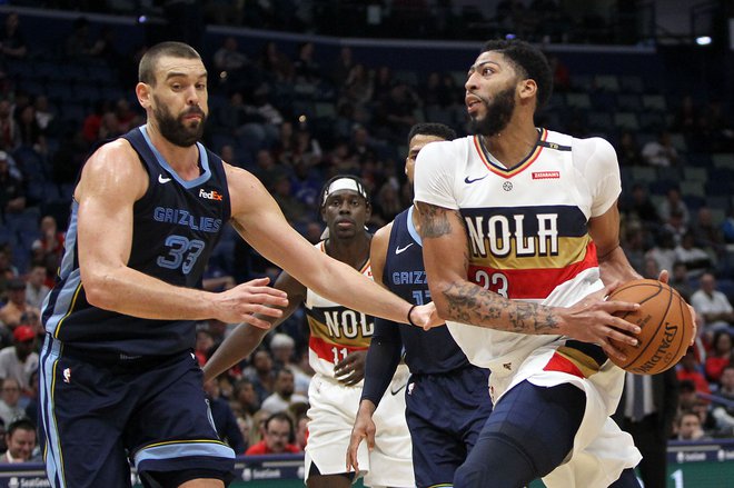 Marc Gasol (levo) je bil Memphisu zvest debelo desetletje. FOTO: Chris Graythen/AFP