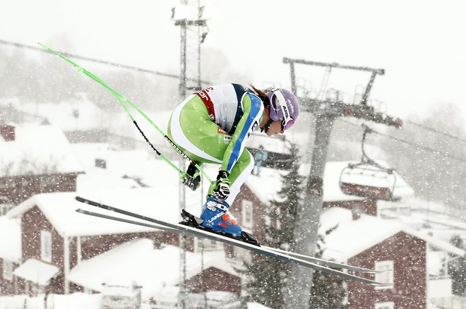 Ilka Štuhec je pred nedeljskim klasičnim smukom spet prava. FOTO: Christian Hartmann/Reuters