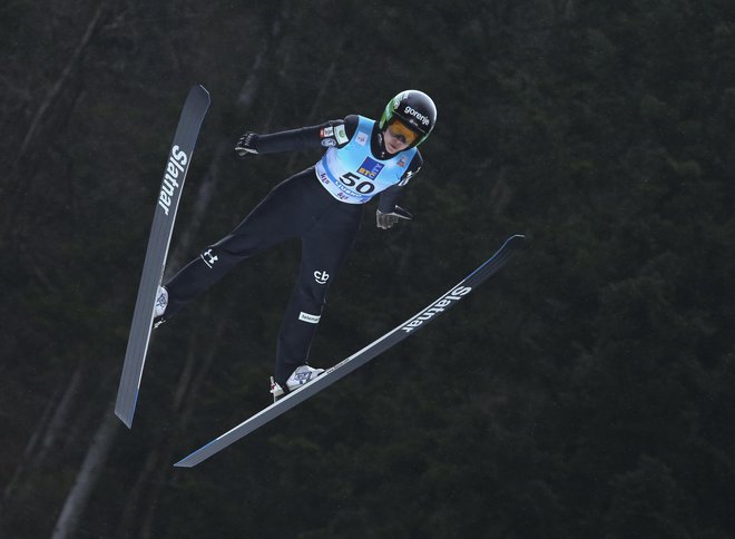 Urša Bogataj je bila po prvi seriji četrta, v finalu pa pridobila še eno mesto. FOTO: Jože Suhadolnik/Delo