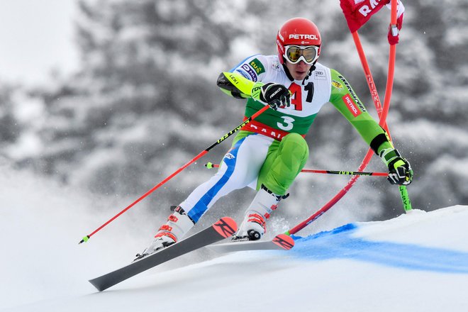 Žan Kranjec zbira odlične uvrstitve blizu vrha. FOTO: Dimitar Dilkoff/AFP