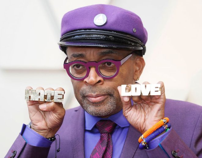 Nagrajeni Spike Lee je Američane pozval, naj izberejo med ljubeznijo in sovraštvom. FOTO: Shutterstock