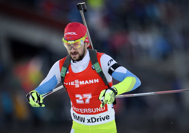 Jakov Fak si Östersund ohranja v posebnem spominu, saj je pred dobrimi osmimi leti prvič nastopil za slovensko reprezentanco.<br />
FOTO AFP